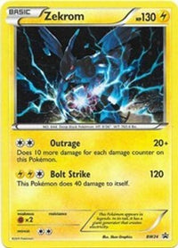 Zekrom BW24 (BW24/101)  - Black and White Promos Holofoil