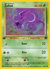 Zubat (70/82) - Team Rocket 1st Edition