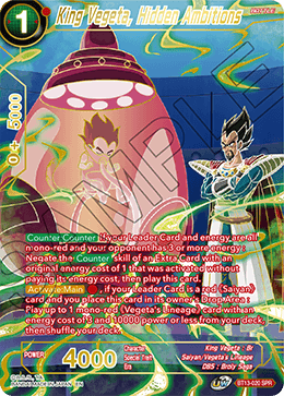King Vegeta, Hidden Ambitions (SPR) (BT13-020) [Supreme Rivalry] - POKÉ JEUX