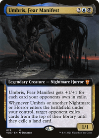 Umbris, Fear Manifest (Extended Art) [Innistrad: Crimson Vow Commander]