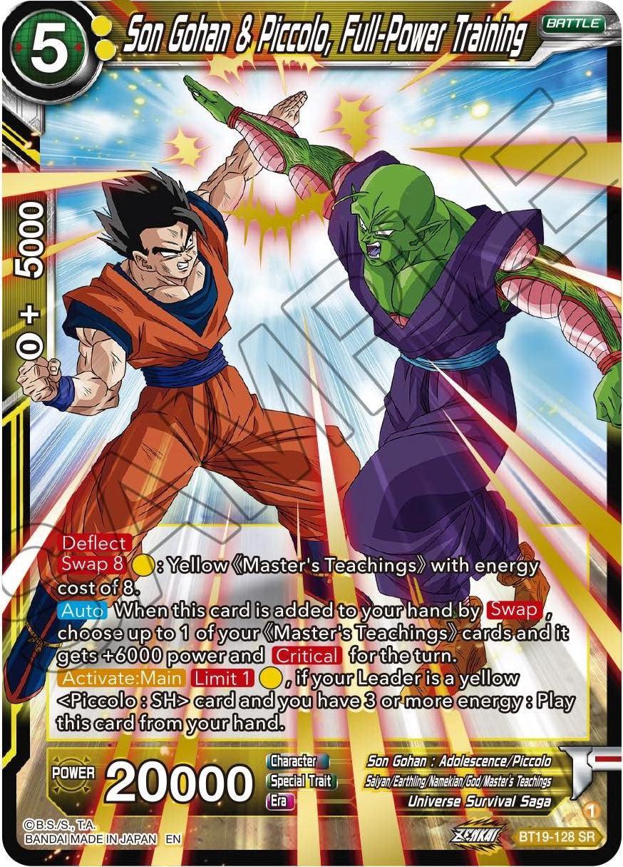 Son Gohan & Piccolo, Full-Power Training (BT19-128) [Fighter's Ambition] - POKÉ JEUX