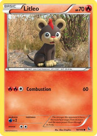 Litleo (18/106)  - XY  Flashfire