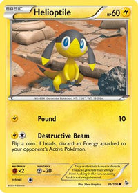 Helioptile (36/106) - XY  Flashfire