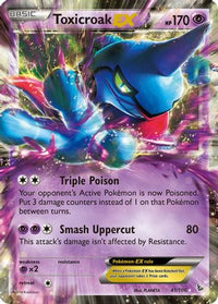 Toxicroak EX (41/106) - XY  Flashfire Holofoil