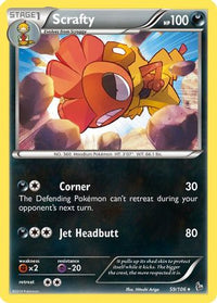 Scrafty (59/106) - XY  Flashfire
