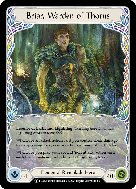 Briar, Warden of Thorns // Titan's Fist [U-ELE062] (Tales of Aria Unlimited) Unlimited Normal - POKÉ JEUX