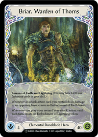 Briar, Warden of Thorns // Titan's Fist [U-ELE062] (Tales of Aria Unlimited) Unlimited Normal - POKÉ JEUX