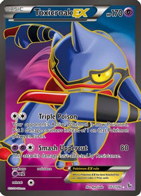Toxicroak EX (Full Art) (102/106)  - XY  Flashfire Holofoil