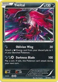 Yveltal (Cracked Ice Holo) (78/146)  - Deck Exclusives Holofoil