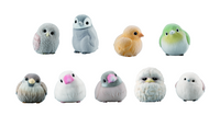 Flocked Tenori Friends - Birds (Box/12), Bandai Shokugan Tenori Friends (Reprint) (Pre-Order)
