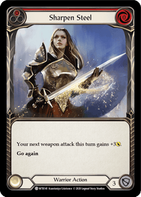 Sharpen Steel (Red) [U-WTR141] (Welcome to Rathe Unlimited) Unlimited Normal - POKÉ JEUX