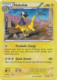 Heliolisk (XY Flashfire) (37/106)  - Deck Exclusives Holofoil