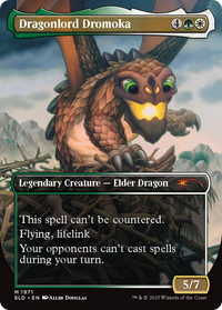 Dragonlord Dromoka // Dragonlord Dromoka (SLD-1971) - Secret Lair Drop (Borderless) Foil