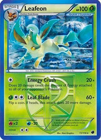 Leafeon (BW Plasma Freeze) (11/116)  - Deck Exclusives Holofoil