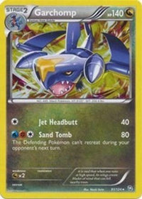 Garchomp (Cracked Ice Holo) (91/124)  - Deck Exclusives Holofoil