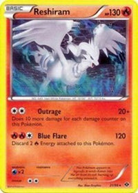 Reshiram (Next Destinies) (21/099)  - Deck Exclusives Holofoil