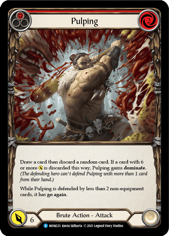 Pulping (Red) [MON223] (Monarch) 1st Edition Normal - POKÉ JEUX