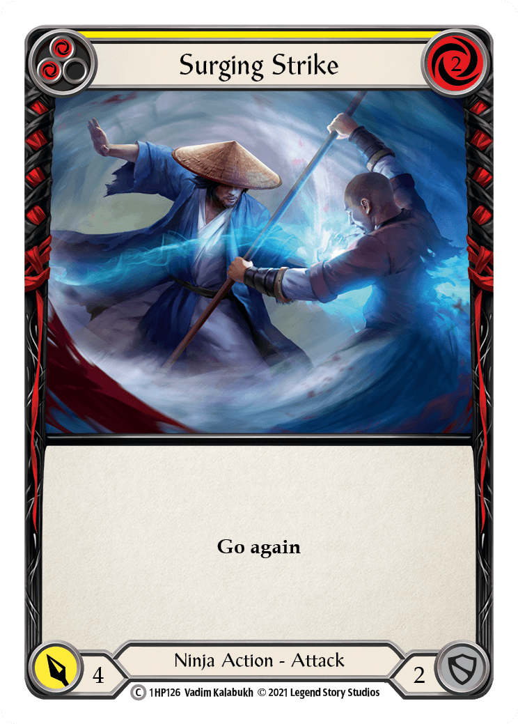 Surging Strike (Yellow) [1HP126] (History Pack 1) - POKÉ JEUX