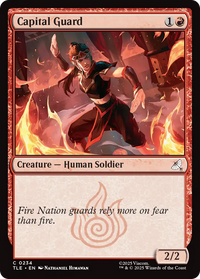 Captain Guard (TLE-234) - Avatar: The Last Airbender: Eternal-Legal Foil