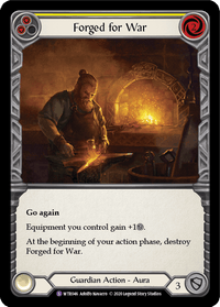 Forged for War [U-WTR046] (Welcome to Rathe Unlimited) Unlimited Rainbow Foil - POKÉ JEUX