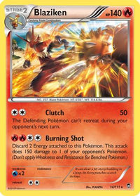 Blaziken (14/111) - XY  Furious Fists Holofoil