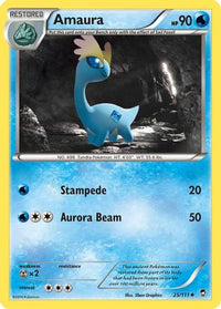Amaura (25/111)  - XY  Furious Fists
