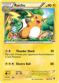 Raichu (28/111) - XY  Furious Fists