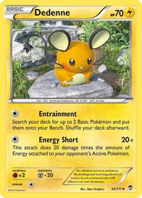 Dedenne (34/111)  - XY  Furious Fists