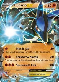 Lucario EX (54/111)  - XY  Furious Fists Holofoil