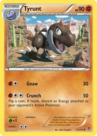 Tyrunt (61/111) - XY  Furious Fists