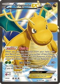 Dragonite EX (Full Art) (108/111) - XY  Furious Fists Holofoil