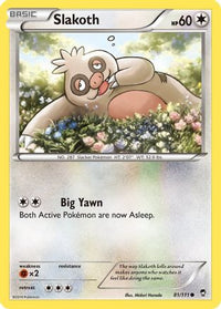 Slakoth (81/111)  - XY  Furious Fists