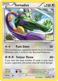 Tornadus (86/111) - XY  Furious Fists
