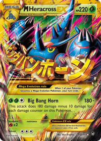 M Heracross EX (Secret) (112/111) - XY  Furious Fists Holofoil