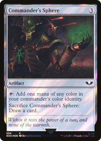 Sphère du commandant (234) (Surge Foil) [Warhammer 40,000] 