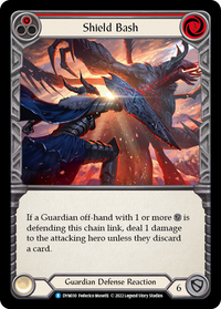 Shield Bash (Red) [DYN030] (Dynasty)  Rainbow Foil