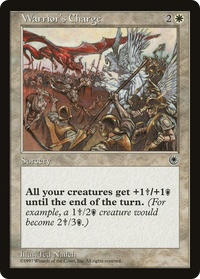 Warrior's Charge (No Flavor Text) [Portal]