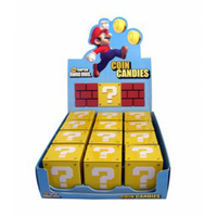 NINTENDO - SUPER MARIO - QUESTION MARK COINS - STRAWBERRY CANDY - CDU — LOT × 12 (Special Order)