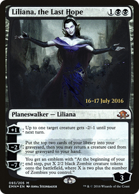 Liliana, the Last Hope [Eldritch Moon Prerelease Promos]