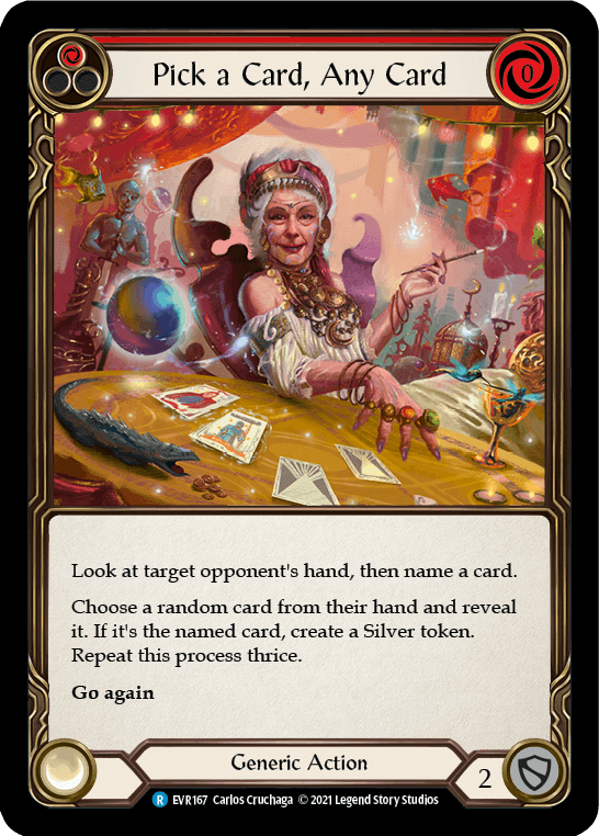 Pick a Card, Any Card (Red) [EVR167] (Everfest) 1st Edition Normal - POKÉ JEUX