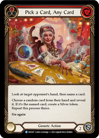 Pick a Card, Any Card (Red) [EVR167] (Everfest) 1st Edition Normal - POKÉ JEUX