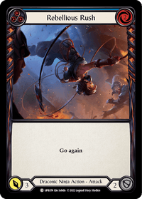 Rebellious Rush (Blue) [UPR074] (Uprising) Rainbow Foil - POKÉ JEUX