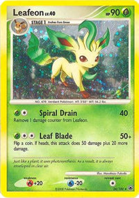 Leafeon (DP Majestic Dawn) (24/100)  - Deck Exclusives Holofoil