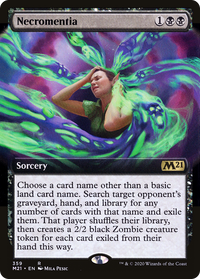 Necromentia (Extended Art) [Core Set 2021]
