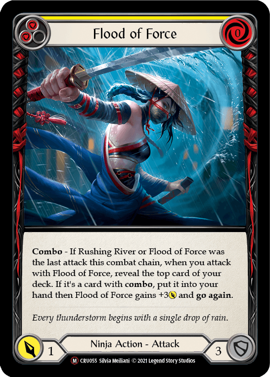 Flood of Force [U-CRU055] (Crucible of War Unlimited) Unlimited Rainbow Foil - POKÉ JEUX