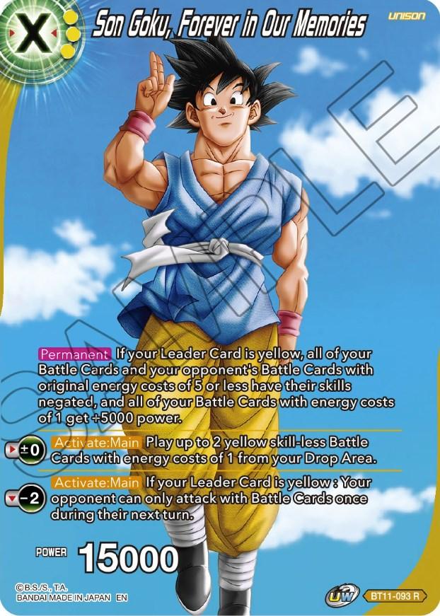 Son Goku, Forever in Our Memories (BT11-093) [Theme Selection: History of Son Goku] - POKÉ JEUX