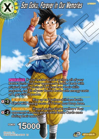 Son Goku, Forever in Our Memories (BT11-093) [Theme Selection: History of Son Goku] - POKÉ JEUX