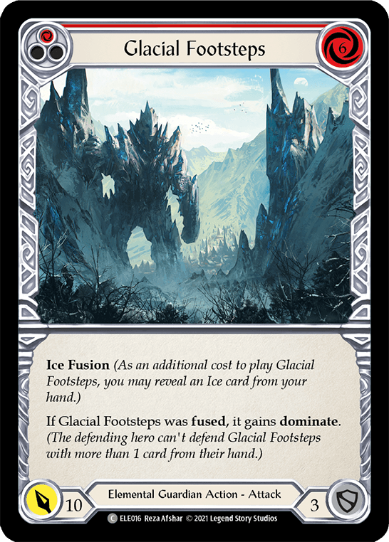 Glacial Footsteps (Red) [ELE016] (Tales of Aria) 1st Edition Normal - POKÉ JEUX