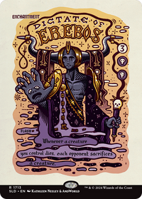 Dictate of Erebos (SLD-1713) - Secret Lair Drop (Borderless) Foil