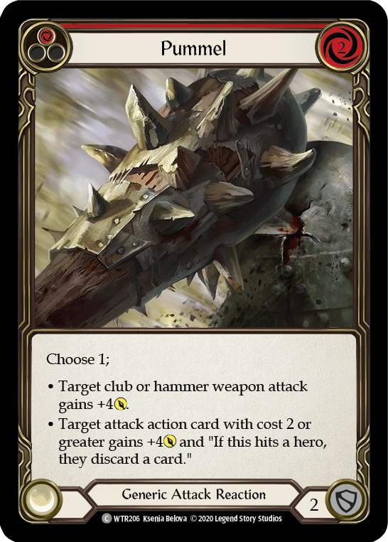 Pummel (Red) [U-WTR206] (Welcome to Rathe Unlimited) Unlimited Rainbow Foil - POKÉ JEUX